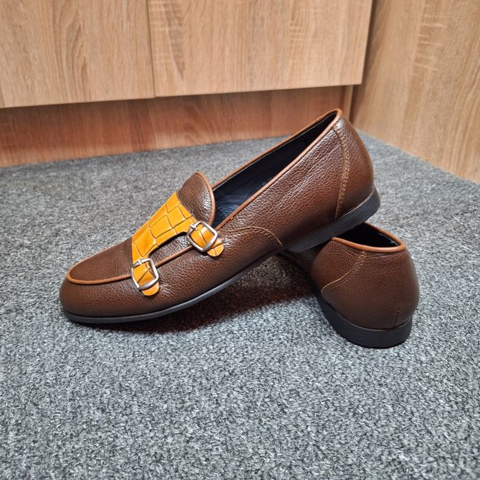 Лоферы кожаные ( Россия)