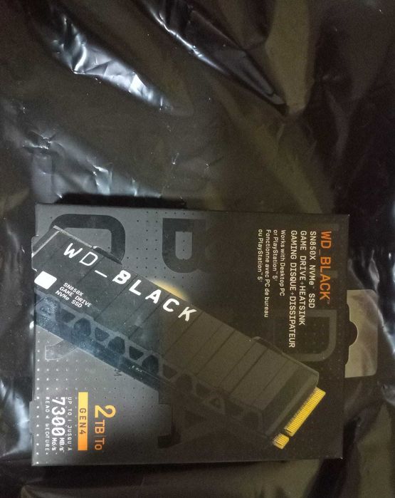 SSD WD Black SN850X Heatsink 2TB