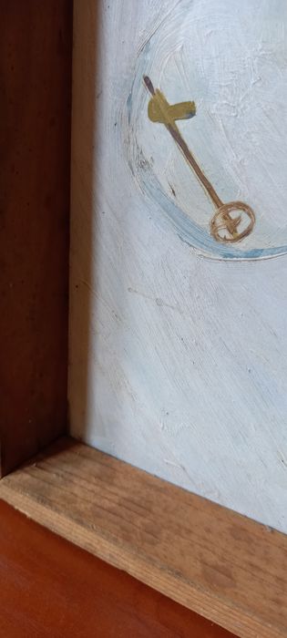 Рисувана картина в дървена рамка