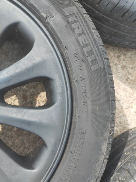 Vând jante bmw seria 1 e87 205 55 R16 pirreli run flat dot 2021