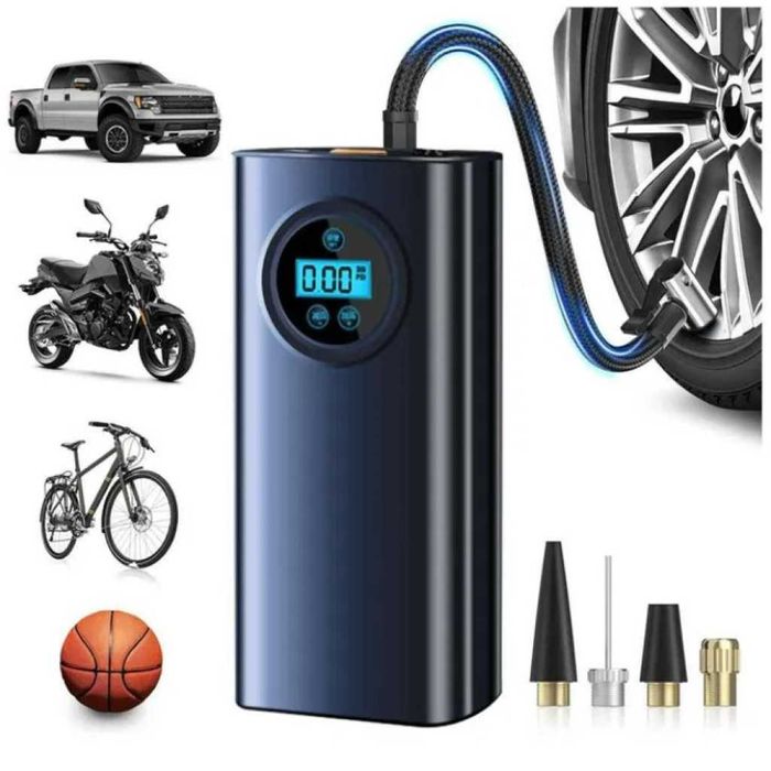 Атомобилен въздyшeн ĸoмпpecop Помпа за гуми с LED дисплей