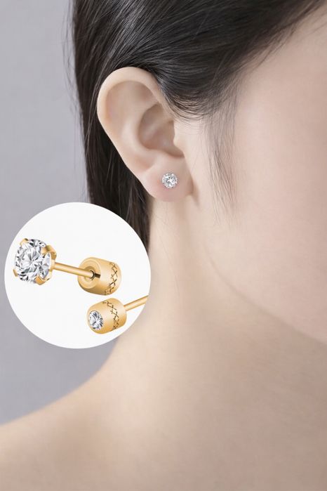 Обици unisex стомана