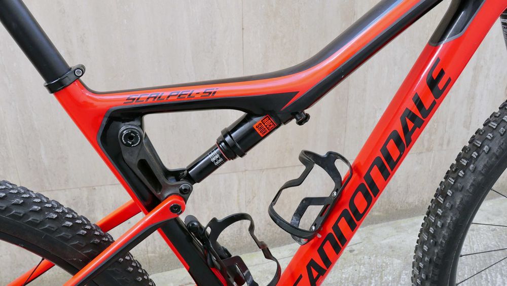 Cannondale Scalpel-Si Carbon 1 Hi-MOD, 29 цола, 11.5 кг, Lefty 2.0 Carbon, 100 мм. ход, SRAM XX1 1x12