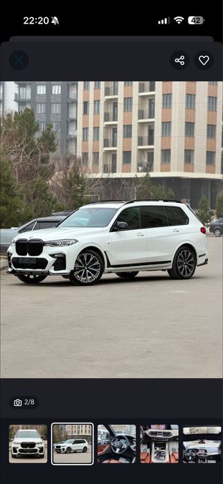 BMW X7 40i Гарантия официального дилера