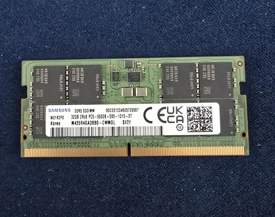 Vand 1 modul DDR5 32Gb, 5600 MT/s, SODIMM,Samsung