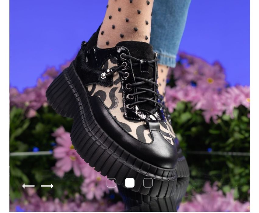 Обувки от естествена кожа Gabina