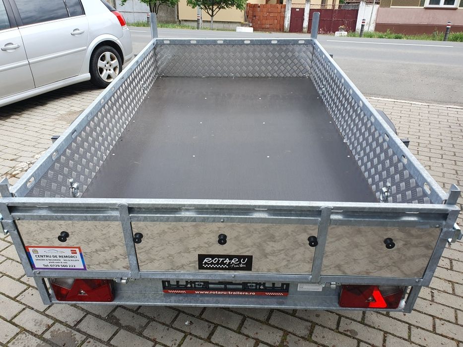 Remorca Rotaru Trailers M3 tandem 750kg 2,5m/1,43m