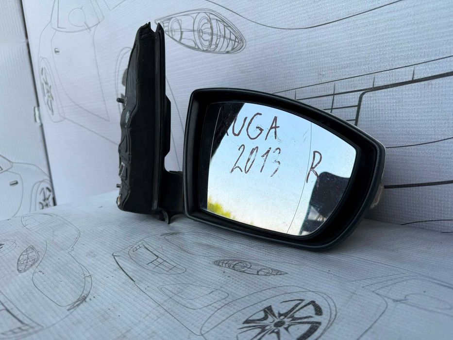 Oglindă Retrovizoare Dreapta Electrică 6 Pini Ford Kuga 2326071 / DV44-17682-LE / [2013-2019] / (5D3)