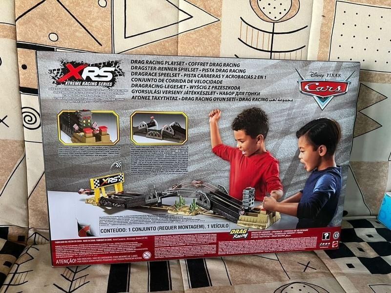 Set cars XRS drag Racine track joc original nou