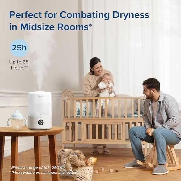 Овлажнител LEVOIT Cool Mist Top Fill