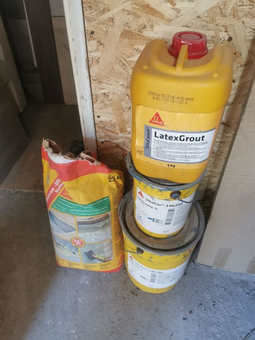 Set materiale hidroizolație profesională Sika - rest lucrare