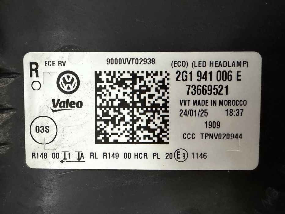 Faruri, Far stanga / Far dreapta VW Polo 2G Facelift 2021-2025