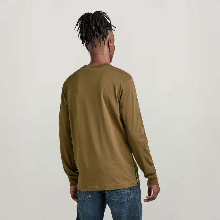 Оригинална блуза G-Star Raw Logo Tape S нова мъжка фланела