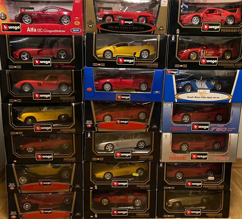 Bburago 1:18 Porsche Ferrari F40 348 Viper