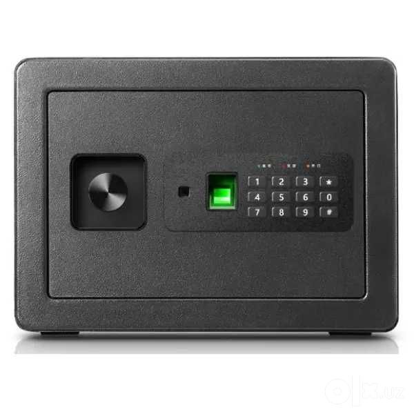 Сейф Deli 33559 потайной сейф с отпечаткой черный 25х35х25 10кг