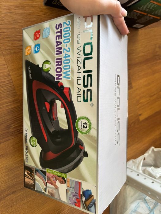 Proliss утюг в крассном цвете