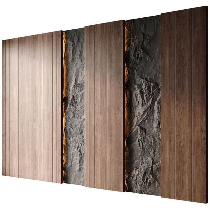 Монтаж бамбуковых панелей