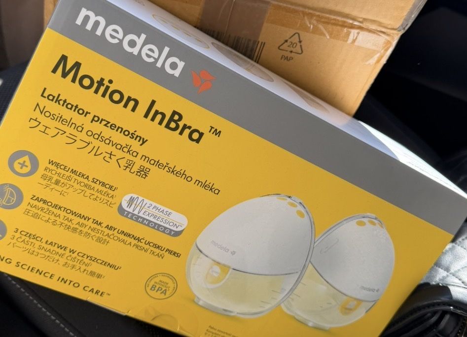 Двойна електрическа помпа за кърма Medela - Motion InBra