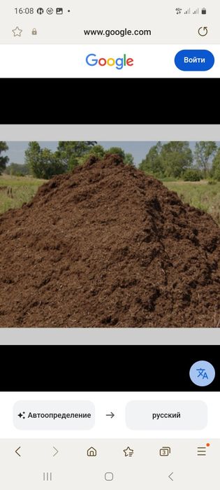 Перегной, навоз, чернозем.