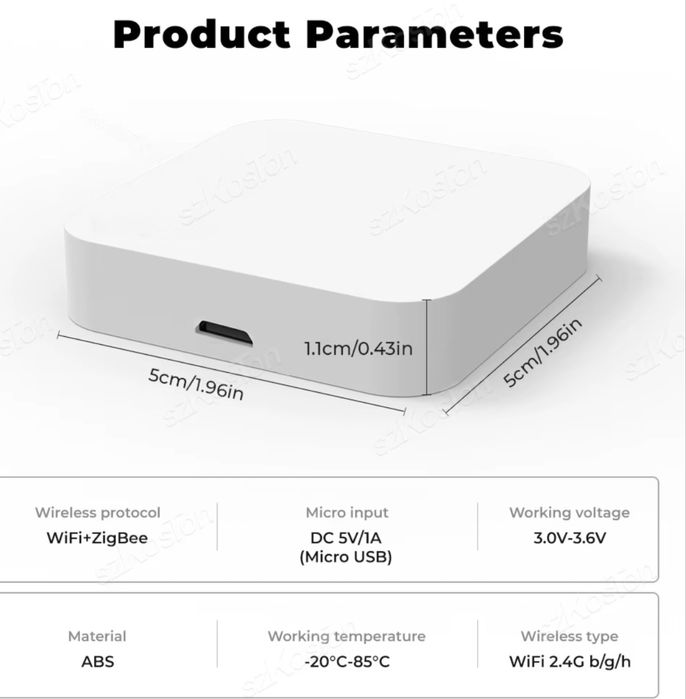 Smart gateway 3.0 hub zigbee Tuya