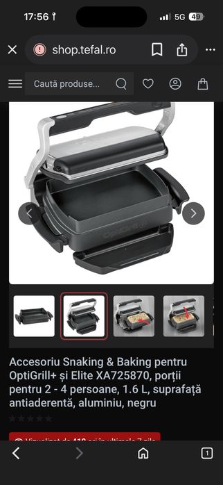 Tava tefal pentru gril tefal