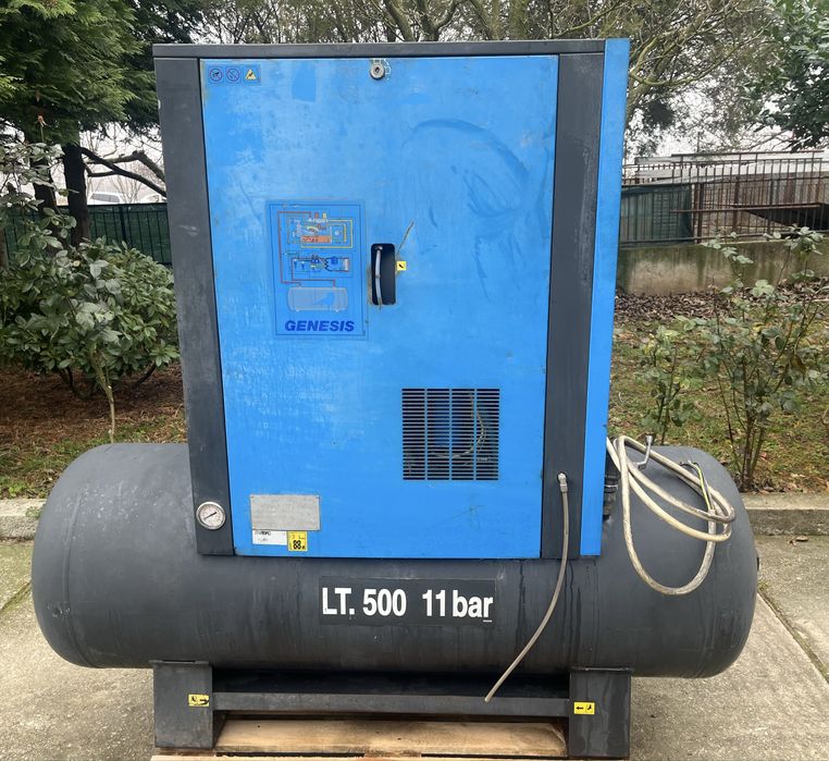 Винтов компресор Abac Genesis 11kw с вграден сушител и бутилка 500lt