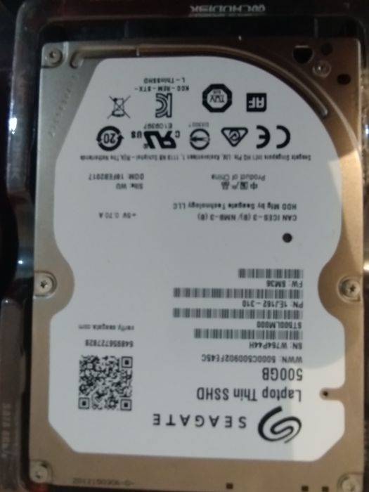 HDD 500 gb va SSD 256GB