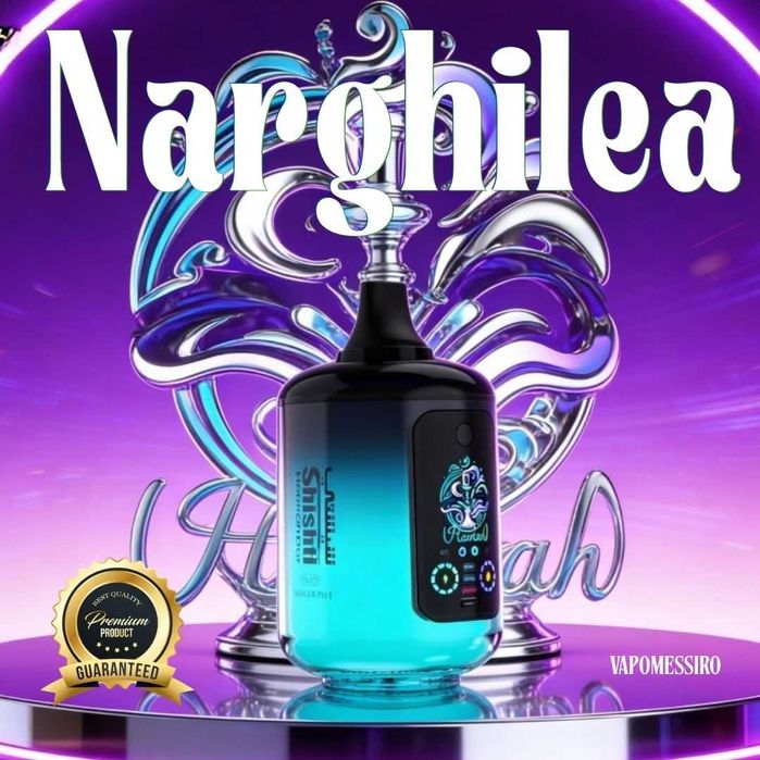 Vape Monster Hookah Head 125k Led Audio Reincarcabil cu lichid Lux
