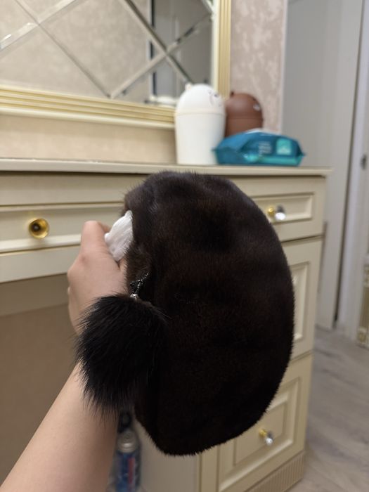 норковая шапка, натуралка