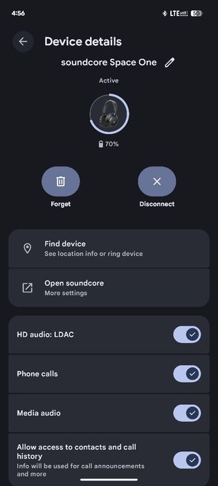 soundcore space one наушники