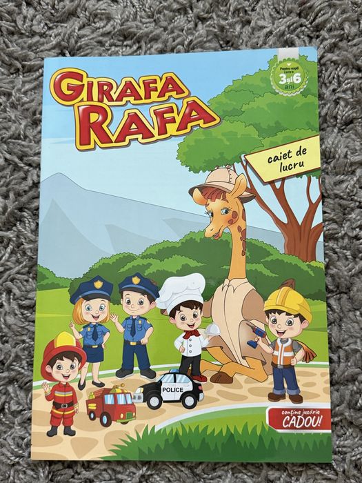Set carti Girafa Rafa 3-6 ani