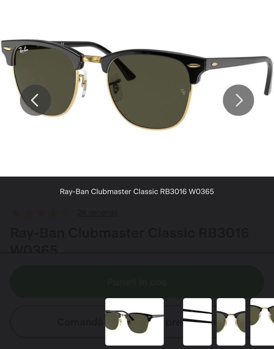 Ray Ban! NOI!ORIGINALI! Se poate verifica codul!