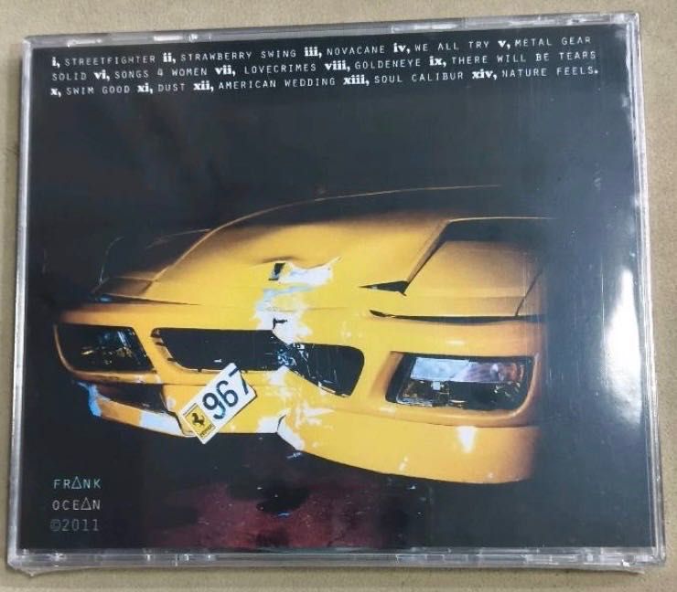 Nostalgia Ultra Frank Ocean Custom Cd