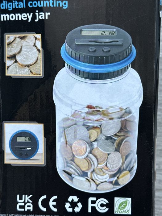 Касичка с брояч за центове