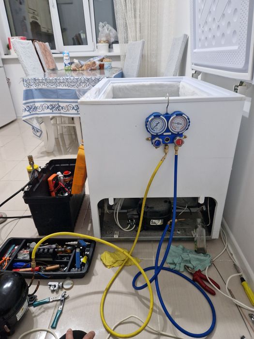 Ремонт холодильников морозильников лари витринных холодильников