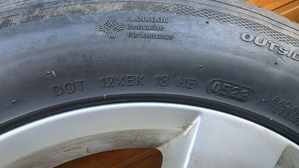 Jante cu anvelope vară Hankook 215 55 R16