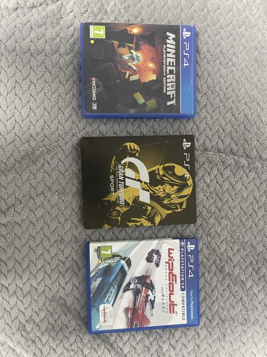 PS4 PRO 1TB CUH-7216B + Controller PS4 Roșu + 3 Jocuri - Stare Excelentă