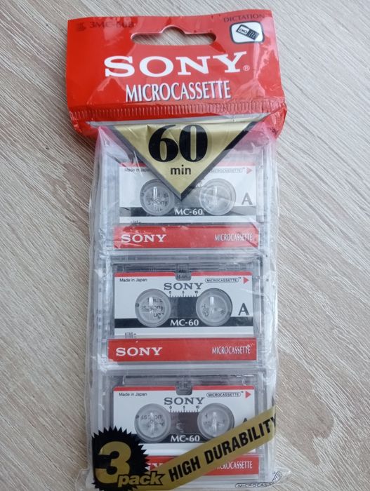 Microcasete audio Sony