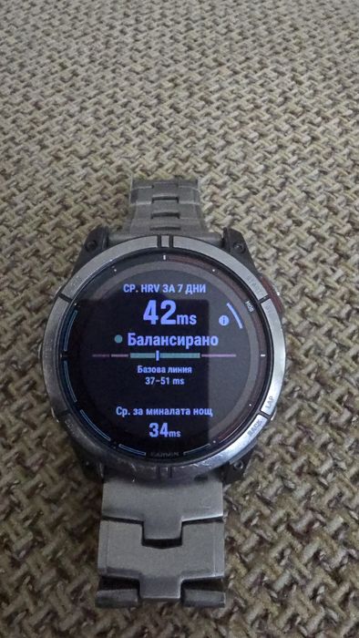 Часовник Garmin Quatix 7X Solar Sapphire Titanium