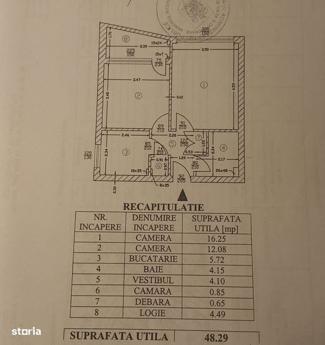 Apartament 2 camere decomandat, 49 mp, 10 minute de metrou Brâncoveanu