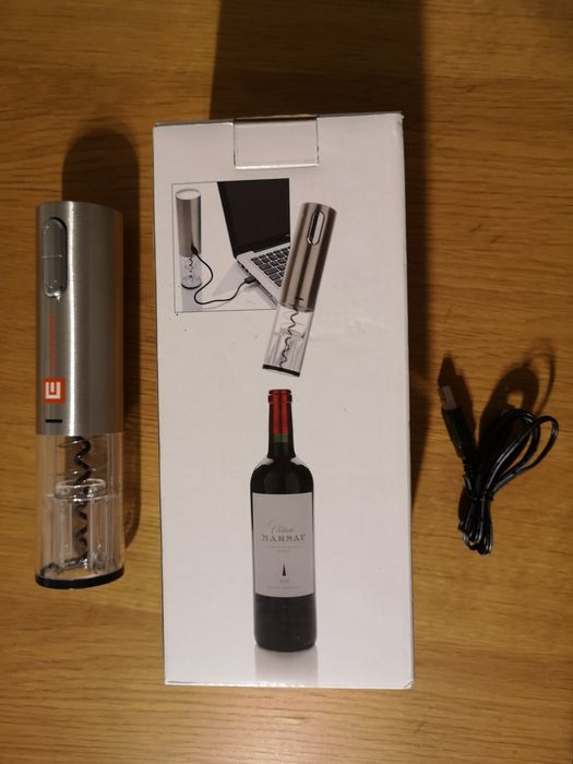 Deschizător electric de vin - reîncărcabil prin USB