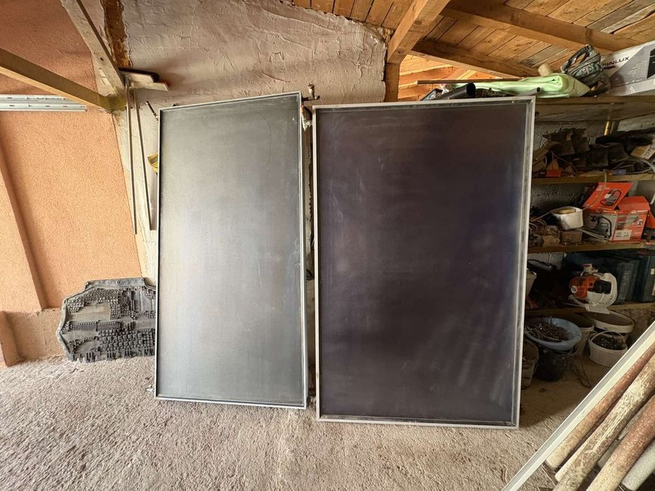 •	„Слънчеви колектори 2 бр. с пълно оборудване, втора употреба“