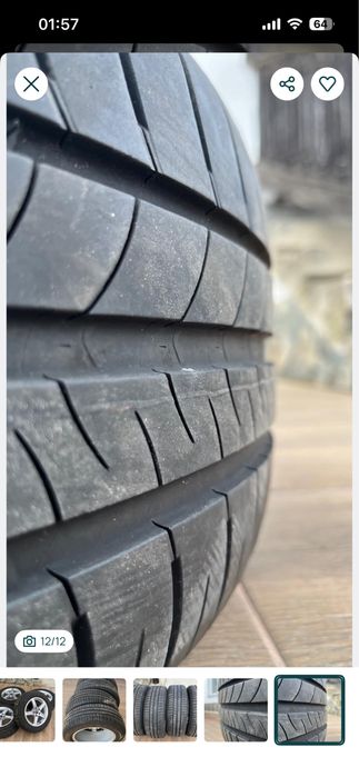 Jante R16 originale Audi A3/A4/A6/Roți/Genți/Alumi/Aliaj/Set/Vw/Jenți/