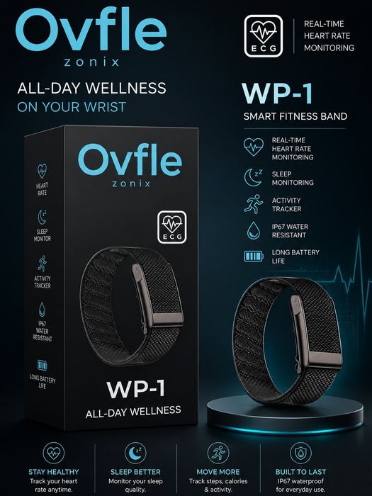 Smart Fitness Braslet Whoop, Valdus, Porodo, Смарт Фитнес Трекир
