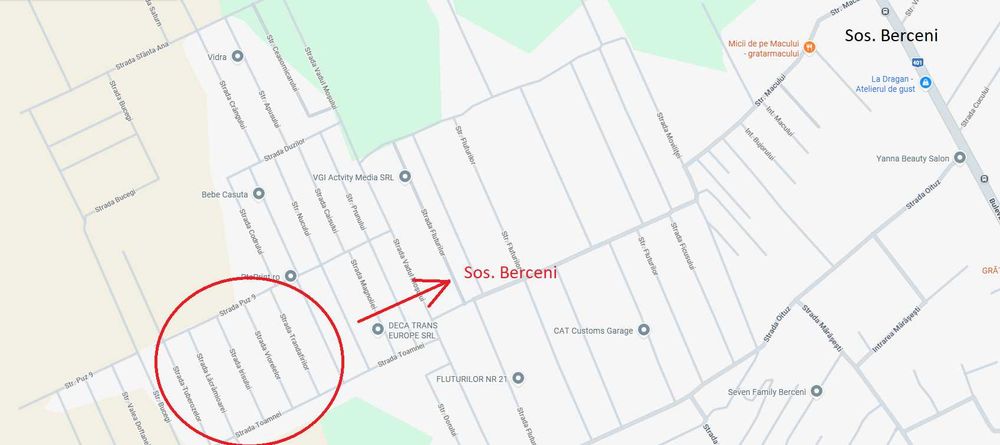 De vanzare teren + casa pe structura metalica la gri   - Com. Berceni