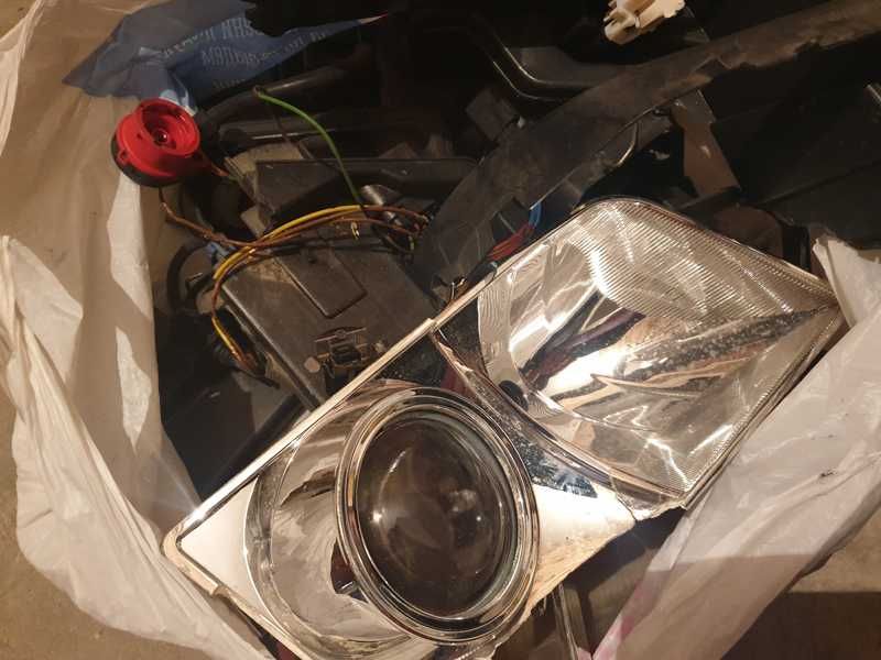 Оригинал десен фар ксенон фейслифт Audi A6 на части баласт голяма лупа