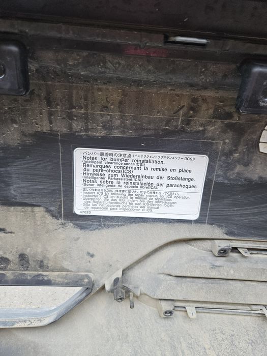 Bara spate Toyota C-HR 2019-2020-2021-2022-2023