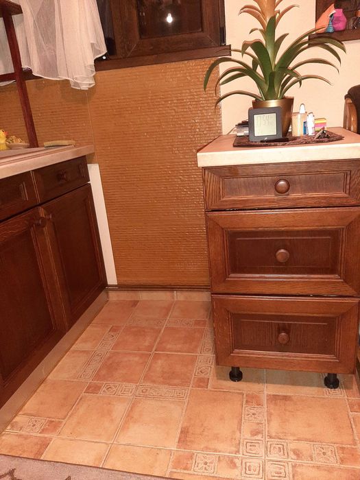 Mobila bucatatarie fronturi lemn masiv