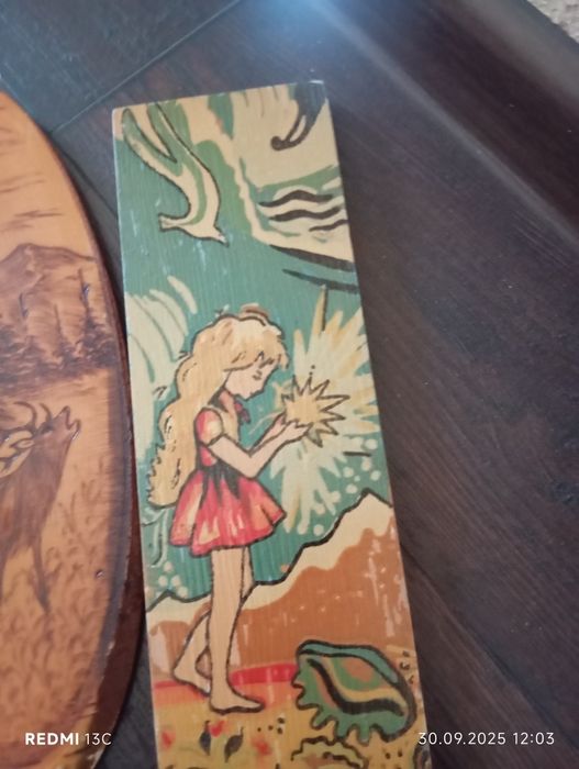 Картина на спиле дерево