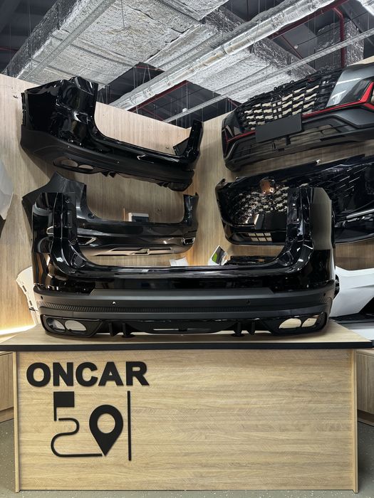 Бампер передни крашенный в сборе